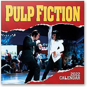 Grupo Erik - Wandkalender 2022 Pulp Fiction, Tarantino – 16 maanden | kalender 2022 maandoverzicht, van september tot december 2022 | 30 x 60 cm, 6 talen, FSC-gecertificeerd