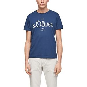 s.Oliver heren T-Shirt, Blauw
