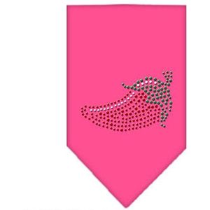 Mirage halsdoek met strass-steentjes, maat S, hot pink