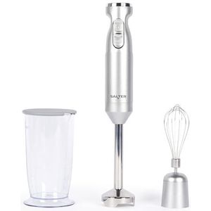 Salter EK4587MMSVDE Aspen Blend & Whisk Pro - 2-in-1 staafmixer, voedselhakmolen, roestvrijstalen lemmet, variabele snelheidsinstellingen, 700 ml beker, 1000 W