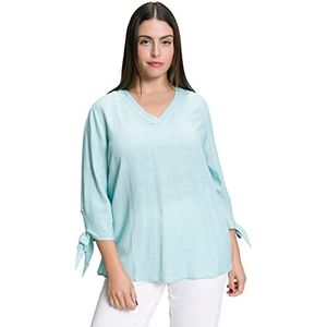 Ulla Popken damesblouses, Blauw