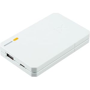 Xtorm 12 W Essential Powerbank, 5000 mAh, wit, snel opladen, 2 poorten, compatibel met smartphone en tablet