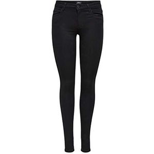 ONLY Royal Reg Skinny Pim600 Noos Jeansbroek voor dames, zwart, XL EU, zwart (zwart), XL / 34L