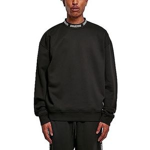 Starter Crewneck Sweater/Triui - XL - Jaquard Rib Zwart, zwart.