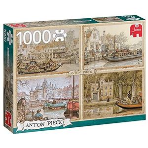 Puzzel Boten in de Gracht (1000 stukjes)