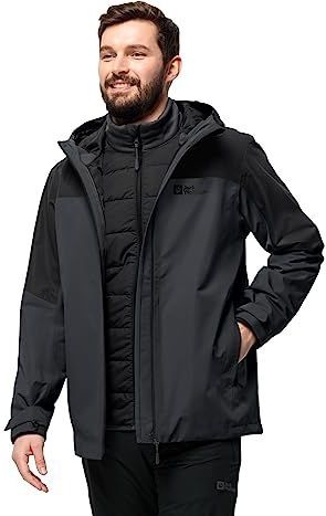 Jack Wolfskin Glaabach 3-in-1 jas maat M herenjas