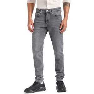 Calvin Klein Jeans Smalle spreider Jeans Broek Heren, Denim Zwart