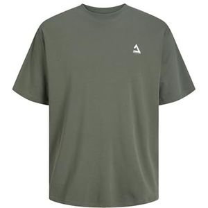 JACK & JONES Jcotriangle Tee Ss Crew Neck Sn T-shirt pour homme, Agave vert., S