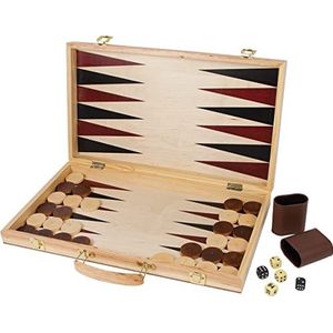 Small Foot Schaakspel en Backgammon Koffer 52 X 45 X 3 cm