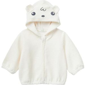 United Colors of Benetton Pull Cardigan Unisexe-Enfants, Blanc crème 0r2, 68