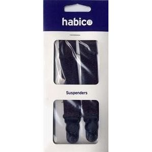 Habico bretels, zwart, Eén maat, zwart.
