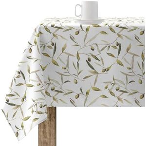BELUM Vlekbestendig tafelkleed, afmetingen 100 x 155 cm - tafelkleed extra zacht gevoel, veelkleurige kleur, tafelkleed van 100% biologisch katoen, model T07