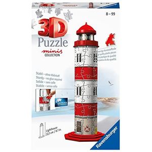 Ravensburger 3D puzzel 11273 - Mini lichtturm - 54 stukjes - vanaf 8 jaar