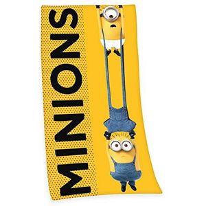 Herding Minions 2 fluwelen handdoeken, katoen, meerkleurig, 75 x 150 cm