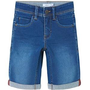 NAME IT Nkmsilas Slim Dnm L Shorts 2272-tx Noos Shorts voor jongens, Medium Blauw Denim