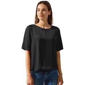 Street One A344094 Damesblouse, zwart.