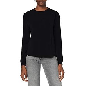ONLY Onqgaia sweatshirt voor dames, L/S, O-hals, SWT, zwart.