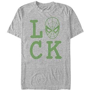 Marvel Avengers Classic Spider Luck Organic T-Shirt met korte mouwen Melange Grey S, Melange Grey