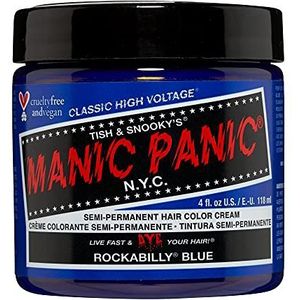 Manic Panic - Rockabilly Blue Classic Cream Vegan Cruelty Free Blue Semi-permanente haarverf 118 ml