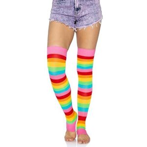 Leg Avenue Jambières Arc-En-Ciel Hautes Multicolore Taille Unique