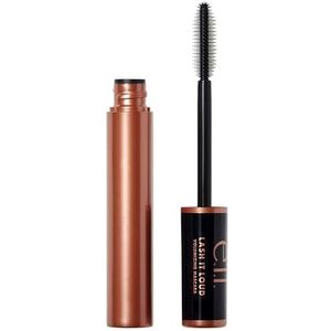 e.l.f. Lash It Loud Mascara, volumeformule voor mega-volume-wimpers, produceert dichtere en moedige, intense pigmenten, donkerbruin, 31,2 g