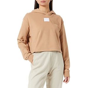 HUGO Dames sweatshirt, Light/Pastel Brown232, XL, Licht/Pastel Brown232