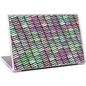 MusicSkins Sticker Andrew W.K. Party Hard Multi Color Sticker voor MacBook Pro en Laptop 17 inch (25,4 cm) (UK-Import)