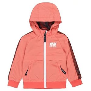 Koko Noko Jongens Summer Jacket Faded Oranje Rood met Capuchon Babyjas, 100% polyester