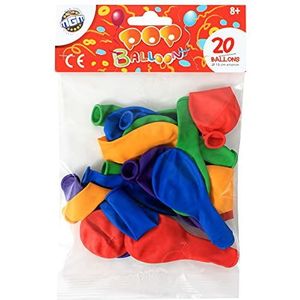 FLYPOP'S - 20 ballonnen om op te blazen - Party - 130020 - Veelkleurig - Natuurlijke latex - Kinderen - Verjaardag - Waterbom - 19 cm x 19 cm - Vanaf 3 jaar