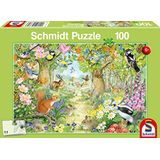 Schmidt Speeldieren in het bos (kinderpuzzel)