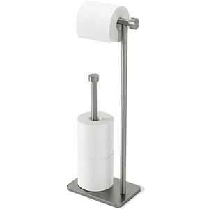 Umbra Cappa Toiletpapierhouder op standaard met opbergruimte voor toiletpapierrollen