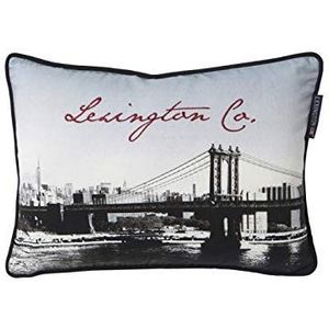 Lexington COJIN wit zwart 30x40