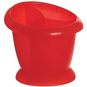 Excèlsa afdruiprek voor bestek, 14 cm, rood