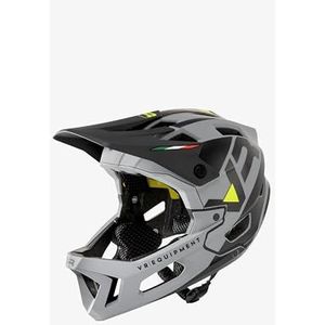 Valentino Rossi Full Face MTB MIPS helm, uniseks, volwassenen, grijs, XS