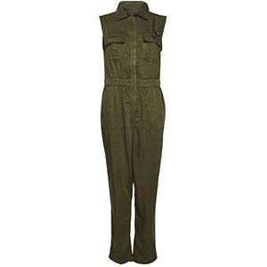 Superdry UNE PIECE VINTAGE MILITARY JUMPSUIT Dark Moss 38 FEMME