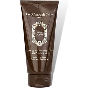 La Sultane de Saba - Peeling met zijdeproteïnen met sandelsteen, 200 g – reis in het oosten