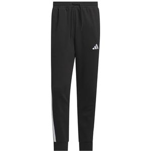 adidas Homme ESSENTIAL THREE STRIPES FLEECE PANT, black/white, XL