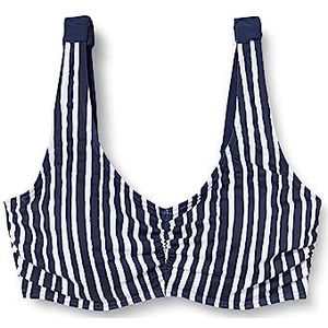 Firefly Muriel Tankini Top Navy Dark/Stripe 44