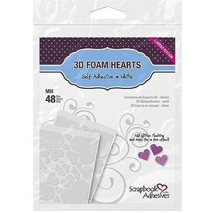 SCRAPBOOK ADHESIVES BY 3L schuimrubberen kern, wit, gelakt