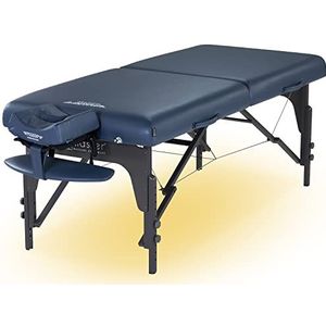 Master Massage Montclair massagestoel, 70 x 200 cm, koningsblauw