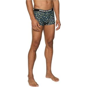 Urban Classics Set van 5 boxershorts voor heren, Ban.aop & Brand.aop & Cha & Blk & Wht