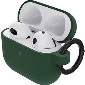 Otterbox Soft Touch-hoes voor AirPods 3e generatie 2021, schokbestendig, valbescherming, ultradun, krasbestendig en krasbestendig voor Apple AirPods, Inclusief karabijnhaak, Groen