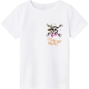 NAME IT Nkmamba T-shirt Onepiece Ss Top Noos Bfu pour garçon, Blanc éclatant., 116