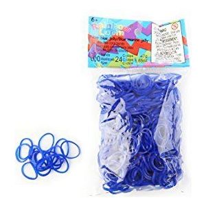 Rubberen banden Rainbow Loom Navy Jelly