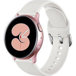 Dirrelo Sportarmband compatibel met Samsung Galaxy Watch Active/Active 2 40 mm/44 mm, waterdichte siliconen vervanging voor Galaxy Watch 3 41 mm/Galaxy Watch 42 mm/Garmin 20 mm, voor vrouwen en