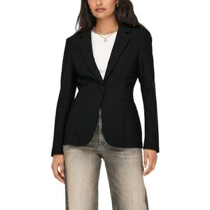 ONLY Blazer ONLTRAVEL pour femme, Noir, 48