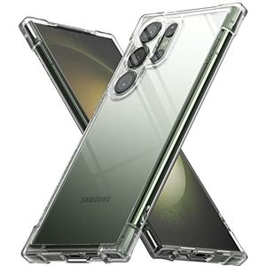 Ringke Fusion Schokbestendige beschermhoes compatibel met Samsung Galaxy S23 Ultra 6,8 inch (2023), schokbestendig, transparant