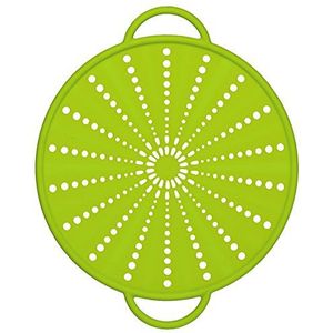 Emsa Smart Kitchen spatdeksel, zeef, siliconen, 26 cm, groen