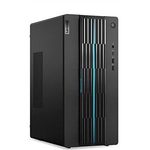 Lenovo IdeaCentre Gaming 5 Gen 7 Gaming Desktop (Intel Core i5-12400F, 16GB RAM, 512GB SSD, NVIDIA GeForce RTX 3060-12 GB, zonder besturingssysteem) zwart - Spaans QWERTY-toetsenbord