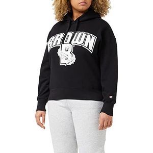 Champion Sweatshirt met capuchon voor dames, zwart.